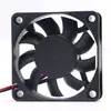 Yingyue DC6015 Ventilador DC de 12V 6cm de dos cables Humidificador Inversor Ventilador Industrial de Extracción