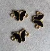 Moda nueva transfronteriza accesorios de joyería con gota de aceite accesorios diy mariposa metal joyería accesorios diy comercio exterior Mayoreo