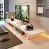 Sala de E-Sports Computador de Mesa Elevado Escritório Mesa de Trabalho Prateleira de Armazenamento Base para Monitor Suporte para Notebook