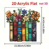 Novo Produto Transfronteiriço: Lua e Cachorro Acrílico Plano 2D Pegador de Sol Arte Decorativa Moderna de Alto Padrão Ornamento para Pendurar