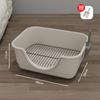 Bañera inodoro para perro valla alta red de hierro salpicadura de orina orinal para perro perro pequeño, mediano y grande mascota perro lavabo ventas directas de fábrica
