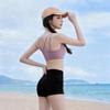 Traje de Baño para Mujer 2025 Nuevo Conjunto Dividido de Tres Piezas para Cubrir la Carne y Lucir Delgado Estilo Ins Mangas Largas Protección Solar Deportivo Fitness Traje de Baño Lote