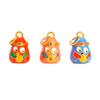 Prata 925 Banhada a Ouro Acessórios DIY Queimado em Alta Temperatura Azul Impressão de Notas de Banco Pingente de Frango Pulseira Pulseira Corda Pingente de Colar Mulheres