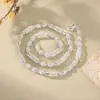 Collar de Linterna, Rústico y Dominante, Moderno Estilo Europeo, Americano y Coreano Plata de Longitud Media Chapado en Plata Joyería de Nicho de Alta Gama para Hombres