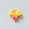 Conejo de Campo de Dibujos Animados de Resina con Pegamento de Crema Hecho a Mano DIY Joyería Pasador para el Cabello Funda para Teléfono Móvil Hebilla de Zapato Material Decorativo