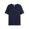 Algodón 160g Cvc Cilindro Camiseta de Manga Corta para Hombre y Mujer Camiseta Publicitaria Venta al por Mayor Impresión de Patrones Personalizados Venta Caliente Transfronteriza Camiseta Corta
