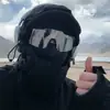 Gafas Populares para Montañismo, Gafas de Sol Anti-UV para Esquí para Hombres y Mujeres, Gafas para Deportes al Aire Libre, Gafas a Prueba de Viento para Correr y Ciclismo