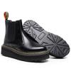 Botines Chelsea Transfronterizos 2976 para Mujer, Botas tipo Martin de Suela Gruesa, Botines Cortos Ligeros de Piel Genuina, Zapatos sin Cordones con Suela de Plataforma