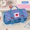 Manzana de un bocado Mezclilla Portátil Bolsa para Lápices de Gran Capacidad Bolsa de Papelería para Niña Linda Estudiante de Primaria Aspecto de Alta Calidad Escuela Secundaria Sencilla