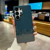 Textura de Kevlar adecuada para funda de teléfono magnética Samsung S26 Ultra, funda rígida de PC de media cubierta Samsung S25/24 con tacto de piel