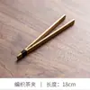 Atacado de fábrica conjunto de chá kung fu clipe de bambu para chá pinça de bambu e madeira copo de lavagem clipe acessórios para cerimônia do chá