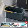 Cubo plano rectangular plegable para mopa, cubo individual, cubo de agua para fregar, cubo cuadrado de plástico, cubo para fregar suelos doméstico