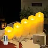 Vela LED Digital com Controle Remoto, Copo de Vela Artificial, Velas Criativas de Aniversário, Velas Guia Criativas para Casamento, Velas de Iluminação para Ambiente