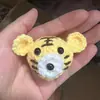 Nueva Cabeza de Animal de Ganchillo Muñeca de Lana para Bebé Tejida Múltiples Estilos Dibujos Animados Algodón Tejido Accesorios de Animales
