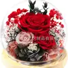Flor Eterna Transfronteriza Tapa de Vidrio Flor Eterna Navidad y Día de San Valentín Chino Caja de Regalo Boutique de Rosas Regalo Luminoso de Cumpleaños Gama Alta