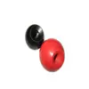 Manija Máquina de Bolas Herramienta Volante Manija Manija Pulido Espejo Baquelita Bola Bola Redonda Agarre Negro Rojo 16-50