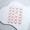 Arte de Uñas Degradado Francés Stickers Media Luna Sonrisa Stickers Ultrafinos Línea Francesa Arco Stickers Auxiliares Calcomanías para Uñas Joyería