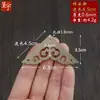 Novas Peças de Canto de Face Única com Padrão de Nuvem em Estilo Chinês para Caixas de Madeira, Protetores de Canto de Cobre, Ferragens para Móveis Vintage, Acessórios de Cobre, Protetores de Canto Metálicos para Bagagem