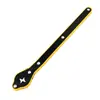 Gato de Tijera para Coche Sedán Llave de Manivela Manual Barra de Manivela Manual de Ahorro de Esfuerzo Adaptador de Llave Cruz Hexagonal