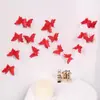 Set de decoración de boda con pegatinas largas de personaje "feliz", cortinas colgantes y guirnaldas de mariposas para decorar el dormitorio y la sala de estar del nuevo hogar.