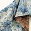 Jardín de Pintura de Monet Estilo Óleo Tela Jacquard de Girasol DIY Vestido Falda Tela para Diseñador de Ropa Teñido en Hilo