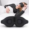 Máscara de Sueño Estéreo 3D para Viajes Aéreos y Descansos para Comer, No Presiona los Ojos, Algodón con Memoria de Rebote, Máscara de Protección para Ojos Bloqueadora de Luz y Transpirable