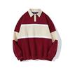 GTCH H02# Cores retrô japonesas combinando lapela manga longa coletes grupo roupas roupas de aula roupas casuais confortáveis estampáveis