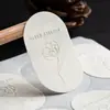 Papel Especial Adhesivo Autoadhesivo Cóncavo Personalizado Etiqueta con Logo Cóncavo y Convexo de Gama Alta Pegatina de Sellado Personalizada Impresión de Empaque