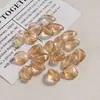 Amor DIY Feito à Mão Acrílico Rosa Cristal de Imitação Coração Pequeno Contas Transparentes Recortadas Pêssego Acessórios de Joia Contas Soltas