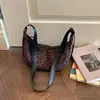Bolsa de Ombro Estilo Bolinho para o Dia a Dia Verão 2026 Novo Estilo Alto Valor Único Nicho Retrô Chique Estampa de Leopardo Bolsa de Ombro Transversal