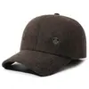 Gorra de Pato de Terciopelo Cálido de Invierno para Hombres, Tallas Grandes, para Personas de Mediana Edad y Mayores, Protección para los Oídos, Protección contra el Frío, Gorra de Béisbol para Hombres Mayores