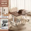 Escritorio de computadora móvil para dormitorio, mesa de noche ajustable, escritorio simple para oficina en casa, mesa larga, banco de trabajo, escritorio para estudiante