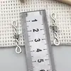 Accesorios de Joyería DIY de Aleación de Espina con Forma de Corazón Plateado de Xizang Transfronterizos Collares Hechos a Mano Pendientes Colgantes Llaveros Dijes