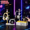 Lindo estante de almacenamiento de conejo de orejas largas base para soporte de control de juegos pantalla para Switch/Xbox adorno creativo de escritorio