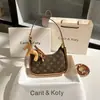Dropshipping bolsa de axila vintage de lua crescente de luxo novo modelo 2026 bolsa de ombro retrô de alta qualidade atacado