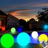 Luces para Piscina Inflables de PVC con Forma de Bola Luminosa, Luces de Paisaje para Playa y Exteriores, Luces de Bola para Césped LED, Luces Decorativas LED