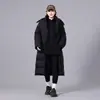 Nuevo Invierno 2025 Exterior Cortavientos y Cálido Talla Grande para Hombres de Edad Media y Jóvenes Estilo Largo Hasta la Rodilla de Forro Polar