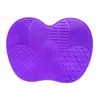 Esfoliador de Maçã de Silicone Portátil Ferramenta de Esfoliação de Beleza Conjunto de Pincéis de Maquiagem Pad de Limpeza Atacado de Fábrica