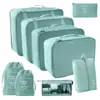 2025 Novas Sacolas Organizadoras Populares para Cosméticos, Mudança, Viagem, Conjunto de Sete Peças para Roupas, Colchas, Roupa Íntima, Desktop Atacado