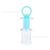 Alimentador de Medicamentos de Silicone para Bebês e Crianças Pequenas, Juicer de Leite, Arroz, Cereal, Entrada de Líquido em Ambos os Lados, Seringa Alimentadora Anti-Engasgo