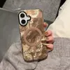 Funda de teléfono móvil de succión magnética IMD de papel de estaño para Apple 16PROMAX degradado 15 tendencia 12 personalidad 13/14/11