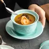 Olla de Cerámica Lotus de Fábrica para Sopa y Estofado para Una Persona Olla para Estofado con Tapa Olla para Cocer al Vapor Sopa Vajilla de Hotel Olla para Sopa Estofado