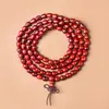 Atacado Sandália de Sangue Sândalo Africano Folha Pequena Sândalo Vermelho Contas Budistas, Vários Estilos e Especificações, Pulseiras Estilo Étnico, Contas de Rosário