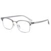 2023 nuevo estilo personalizado lente anti-luz azul lente plana negocio simple montura de gafas para hombres y mujeres metal montura de gafas para miopía