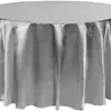 Toalha de Mesa Redonda de Cetim Nova Amazon Transfronteiriça para Casamento Festa Banquete Evento Restaurante Cozinha Sala de Jantar Decoração
