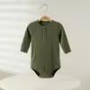 Mameluco de manga larga para bebé para primavera y otoño, ropa para recién nacidos, mameluco triangular para bebé, ropa de dormir, traje para gatear