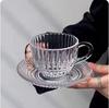 Taza de Café Transparente Tropical con Asa, Taza para Café Helado, Mocha, Caramelo, Latte, Taza para Té de Cafetería
