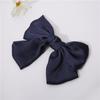 Coreano Ins Color Puro Satén Gasa Lazo Grande Pinza de Primavera Popular Trendy Sombrerería Clip Lateral para Mujer Accesorios para el Cabello Venta al por Mayor