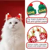 Nuevo Sombrero de Navidad para Mascotas Clip de Gorro de Navidad de Reno Gato y Perro Lindos Decoraciones para Fiesta de Navidad