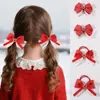 Tejido de Encaje Nuevo Europeo y Americano Transfronterizo Cinta con Hilo Lazo Pinza para Cola de Caballo Pinza para el Cabello de Niña Corazón Pinza Lateral